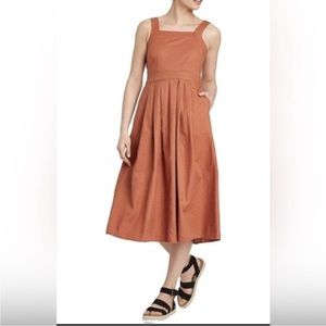 Universal Thread Jumper Dress in color Rust